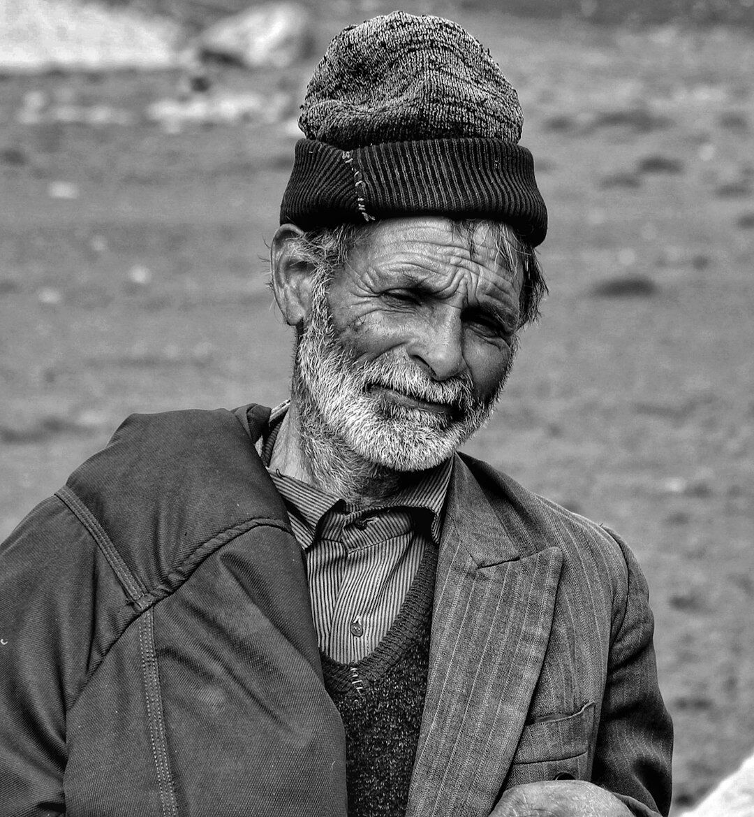 Portrait of a Chilean Patagonian sheep herder